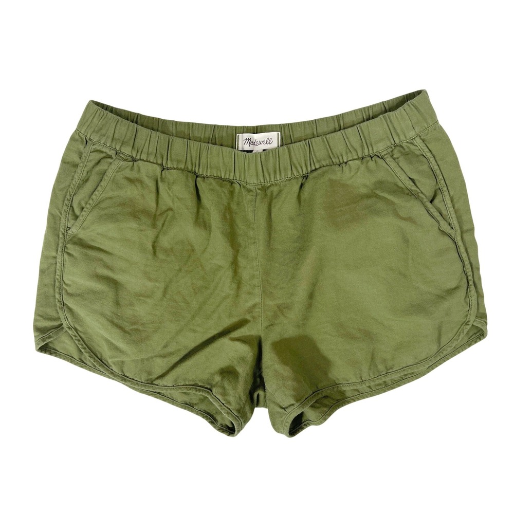 Madewell Lounge Shorts H5956 Green Athleisure Minimalist Coastal Casual Comfort